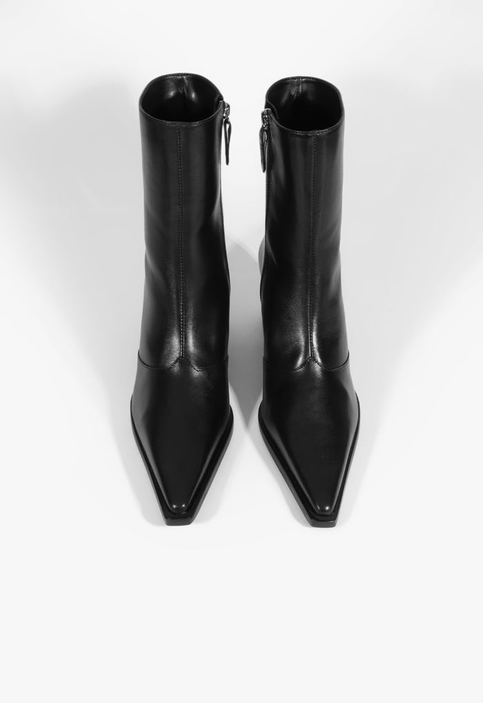 Raffaela Mid Leather Bootie - Schutz Shoes