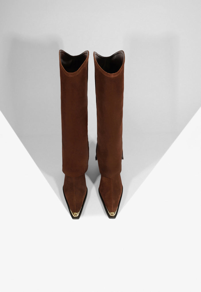 Raffaela Up Cloak Suede Boot - Schutz Shoes