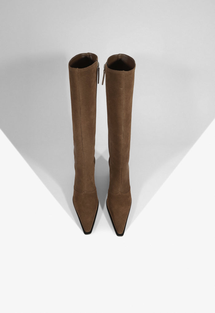 Raffaela Up Mid Suede Boot - Schutz Shoes