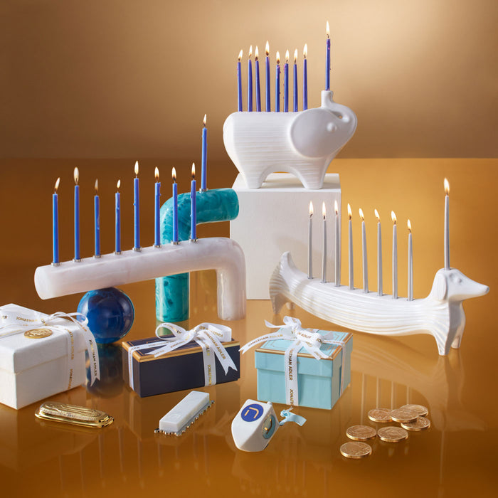 reform mezuzah brass - holiday shot
