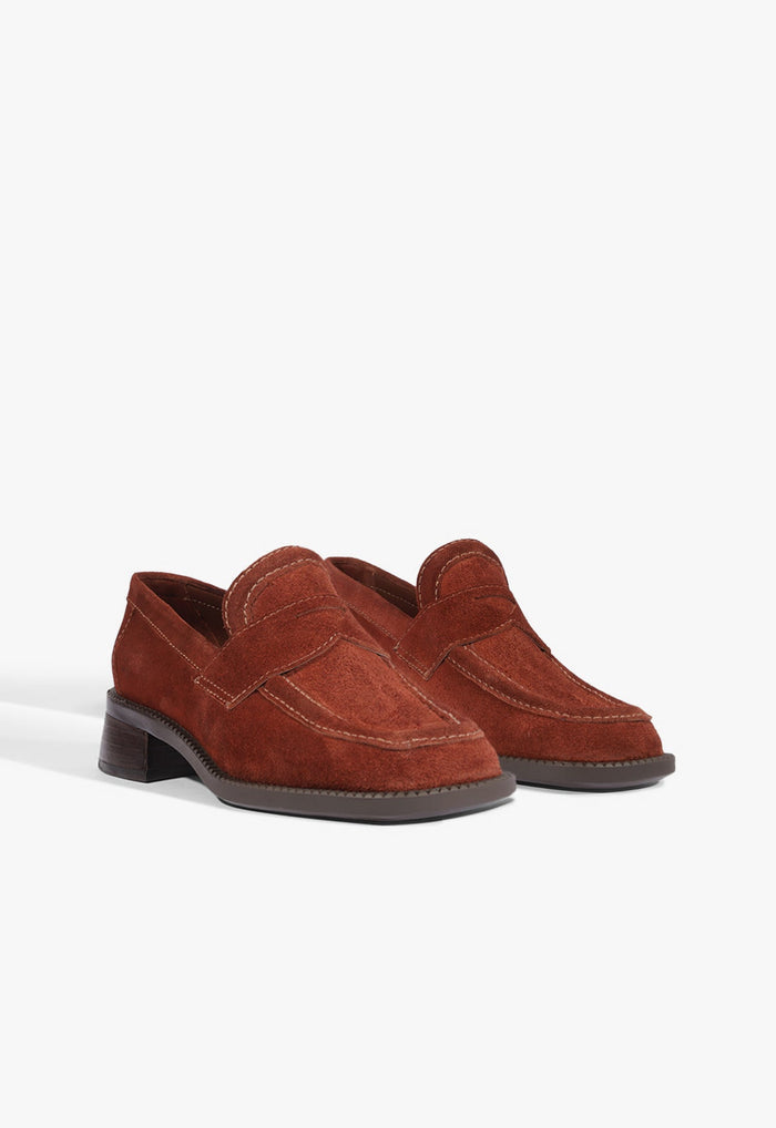 Renee Suede Loafer Flat - Schutz Shoes