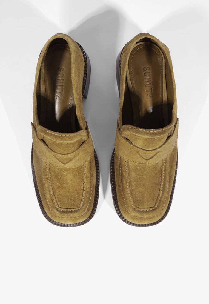 Renee Suede Loafer Flat - Schutz Shoes