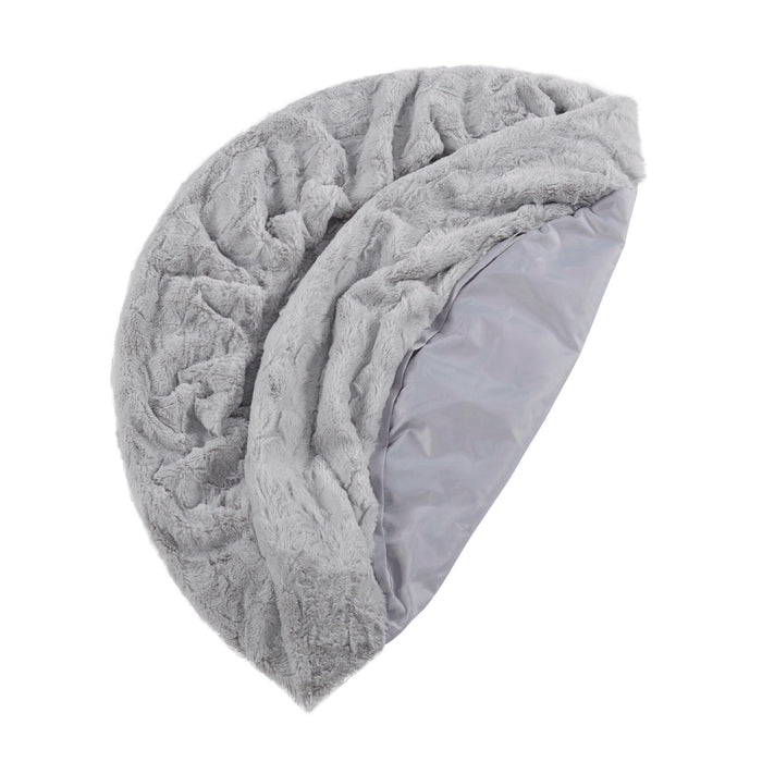 Replacement Cover for Calming Donut Dog Bed in Lux Fur - 30"x30"