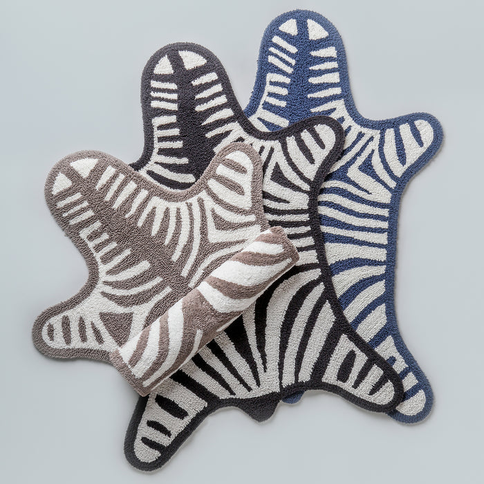 Reversible Zebra Bath Mat