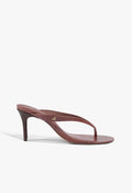 Riley Leather Sandal 5 Brown Leather - Schutz Shoes