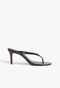 Riley Leather Sandal 5 Black Leather - Schutz Shoes
