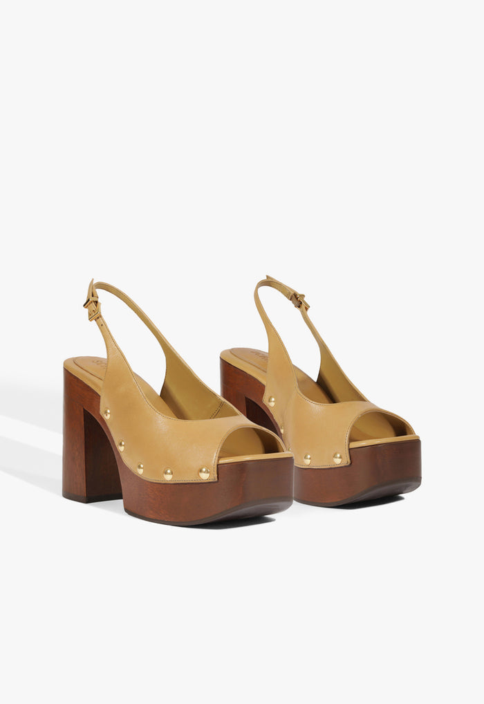 Rose Sling Leather Sandal - Schutz Shoes
