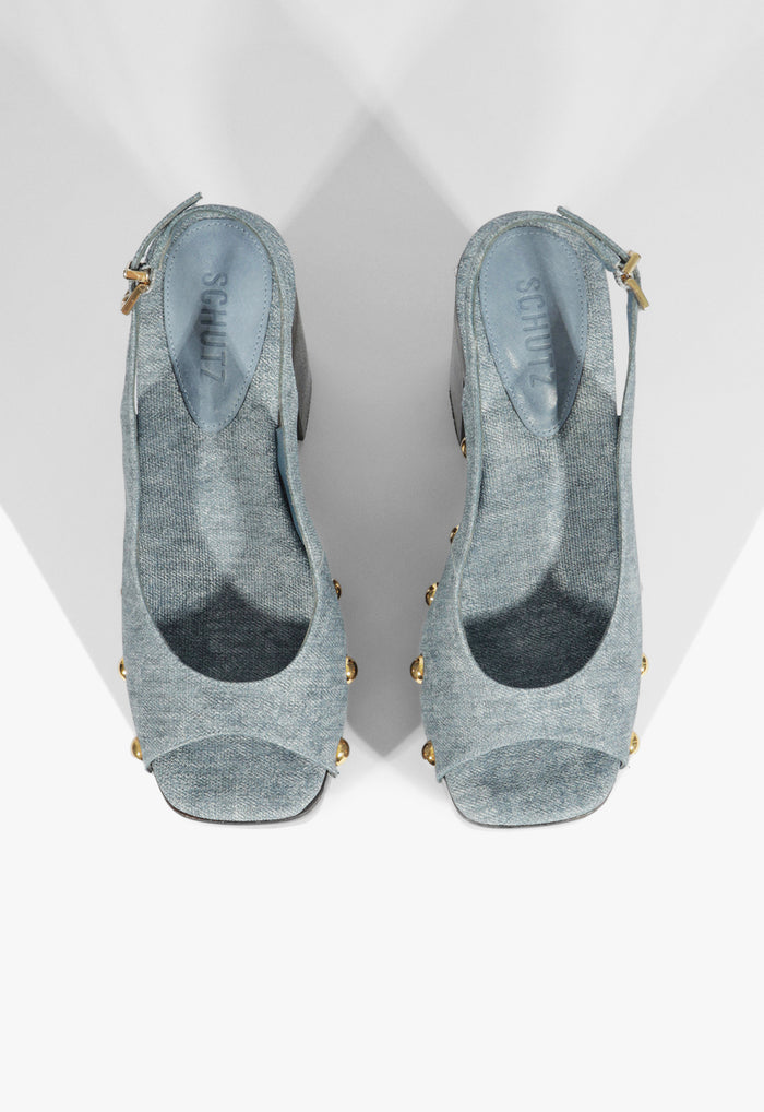 Rose Sling Leather Sandal - Schutz Shoes