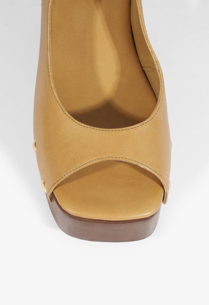 Rose Sling Leather Sandal - Schutz Shoes