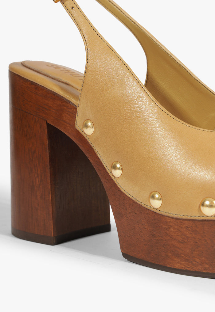 Rose Sling Leather Sandal - Schutz Shoes