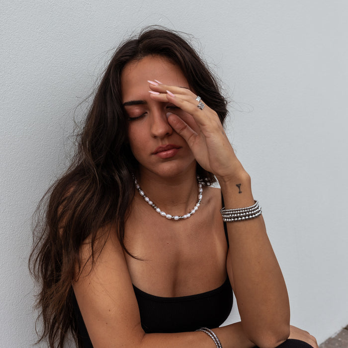 Rosemary Necklace Silver