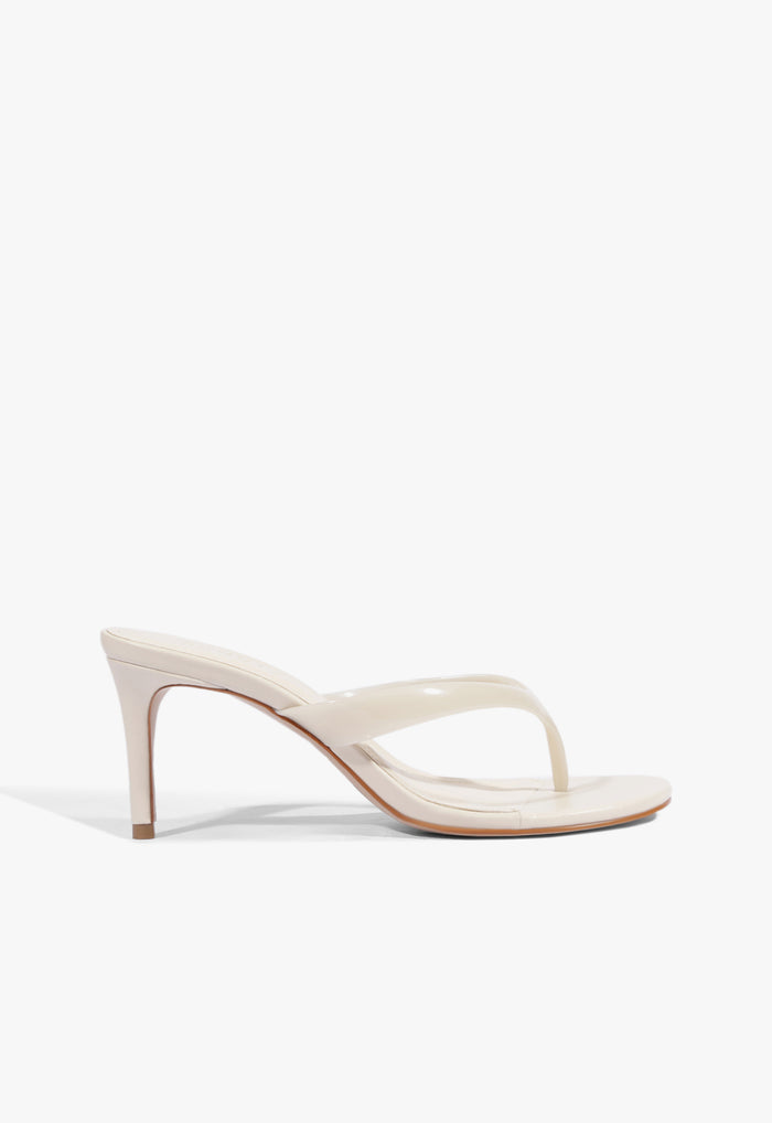 Roslyn Jelly Thong Sandal 5 Sugar White Synthetic - Schutz Shoes