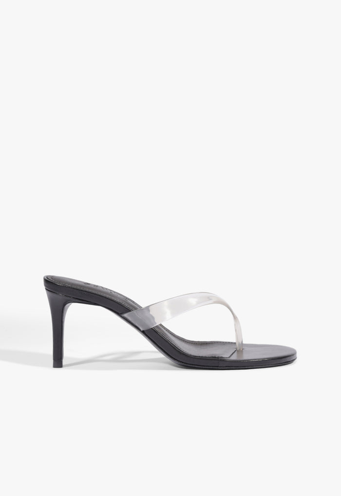 Roslyn Jelly Thong Sandal 5 Black Synthetic - Schutz Shoes