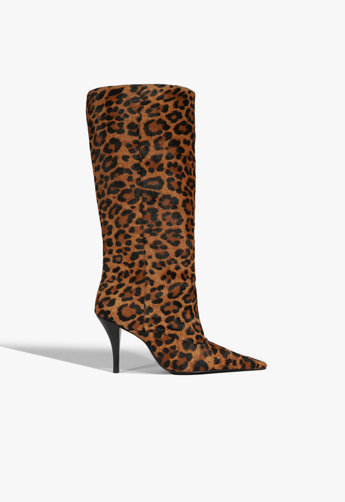 Rudy Hair Calf Boot 5 Leopard Hair Calf - Schutz Shoes