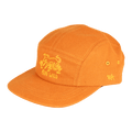 Run Wild Brushed Cotton Camp Cap | Orange
