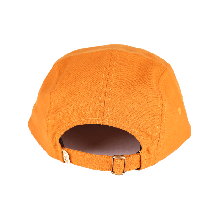 Run Wild Brushed Cotton Camp Cap | Orange