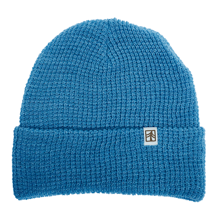 Rustek 100% Merino Wool Waffle Beanie | Aqua