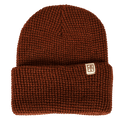 Rustek 100% Merino Wool Waffle Beanie | Copper