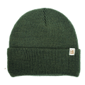 Rustek 100% Merino Wool Watch Cap | Green/Black Stripe