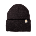 Rustek 100% Merino Wool Watch Cap | Heather Black