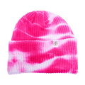 Rustek 100% Organic Cotton Beanie | Pink Tie Dye