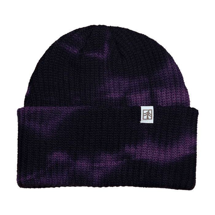 Rustek 100% Organic Cotton Beanie | Purple Smoke Tie Dye *** PRE-SALE STARTS SHIPPING 9/22/26 ***