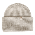 Rustek Alpaca Stripe Beanie | Cream/Grey
