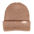 Rustek Double Rib 100% Merino Wool Beanie | Beige
