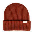 Rustek Double Rib 100% Merino Wool Beanie | Copper