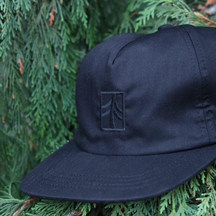 Rustek DryTek Waxed Herringbone Strapback | Black
