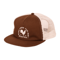 Rustek Farms 100% Organic Cotton Trucker Cap | Brown