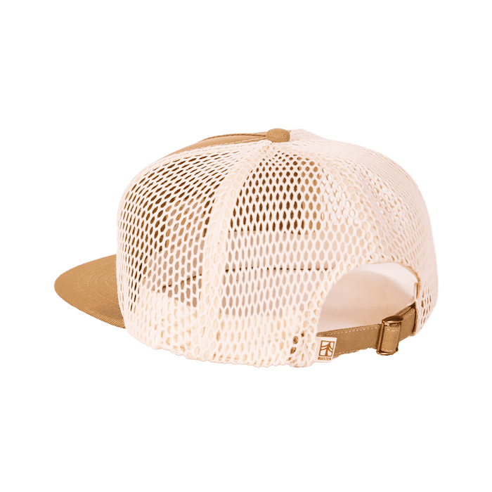 Rustek Farms 100% Organic Cotton Trucker Cap | Tan