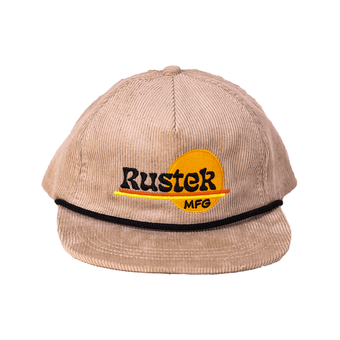 Rustek MFG Retro Hemp Corduroy Strapback | Beige