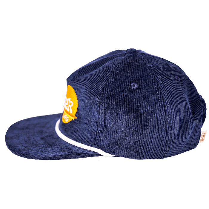 Rustek MFG Retro Hemp Corduroy Strapback | Blue