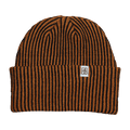 Rustek Recycled Cotton Stripe Beanie | Tiger Stripe