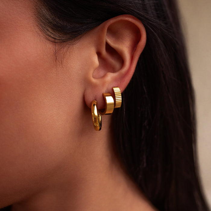 Sable Hoops Gold