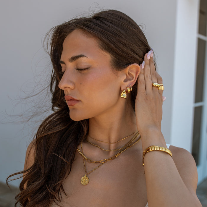Sable Hoops Gold
