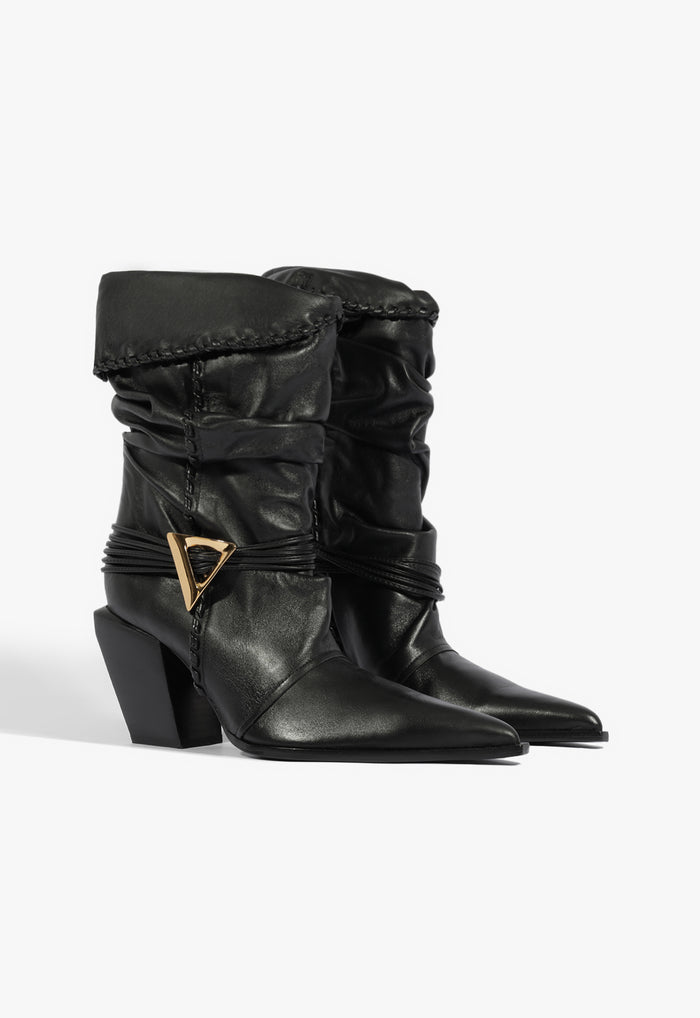 Sable Leather Bootie - Schutz Shoes