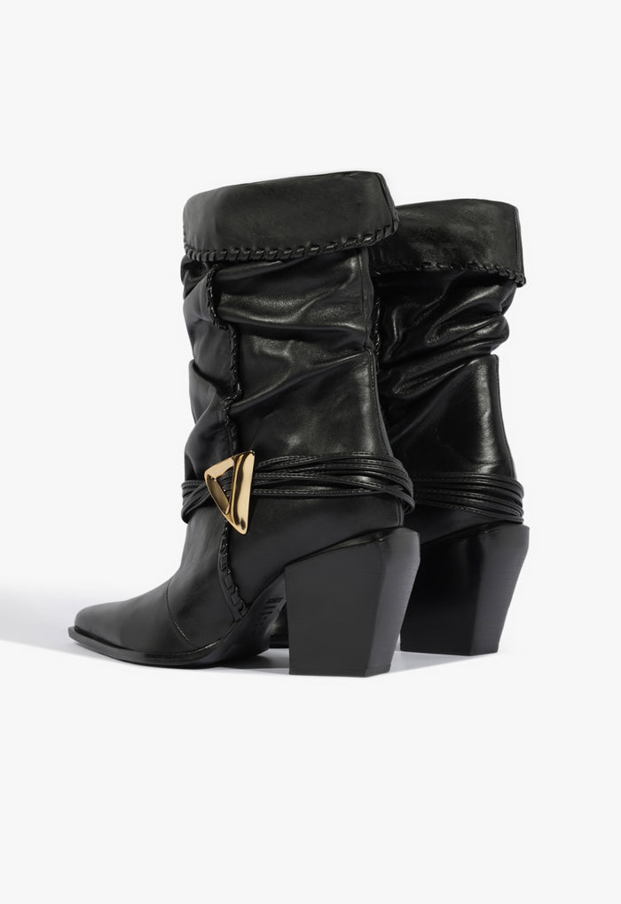 Sable Leather Bootie - Schutz Shoes