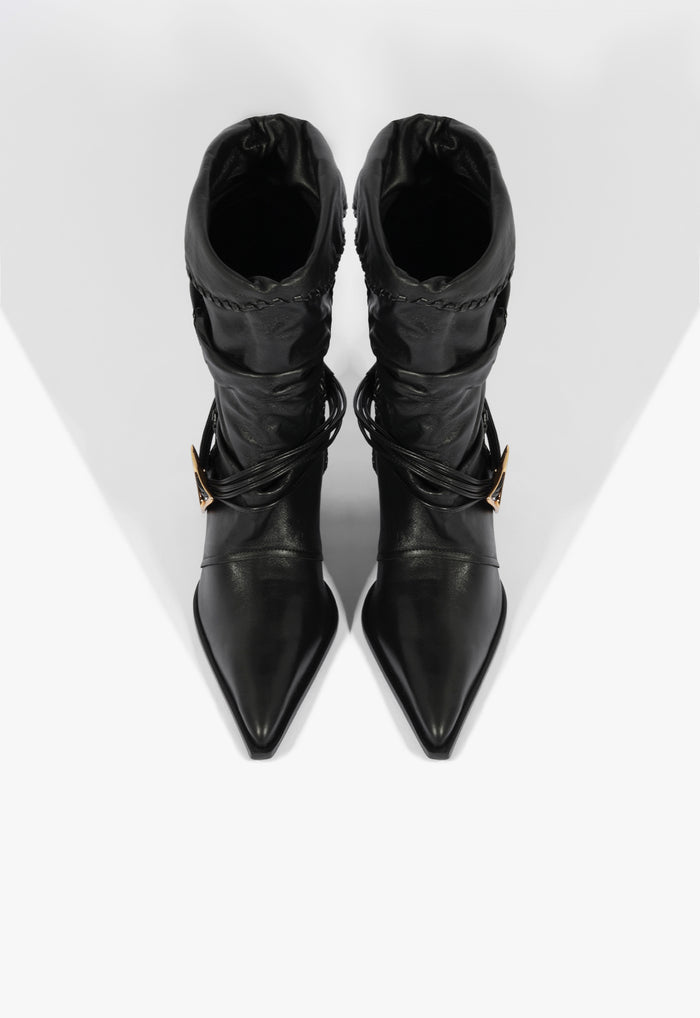 Sable Leather Bootie - Schutz Shoes