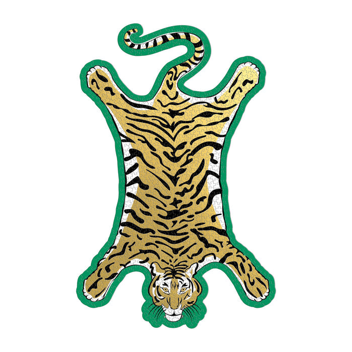 safari puzzle green complete - front view
