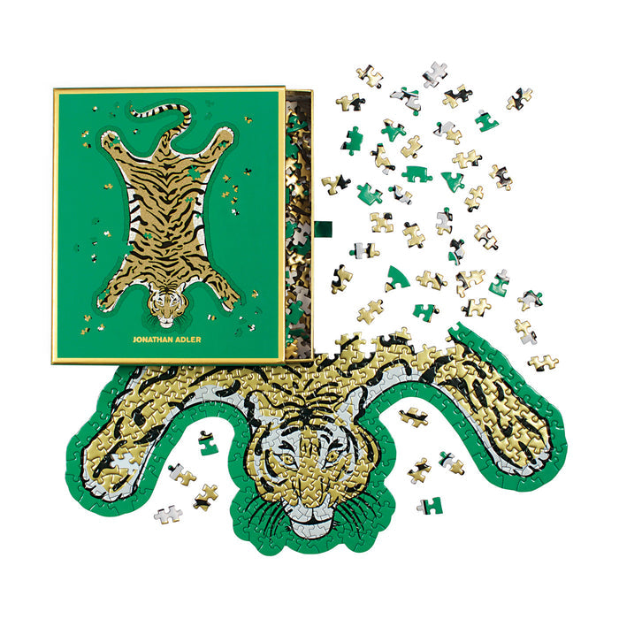 safari puzzle green incomplete with box - front view