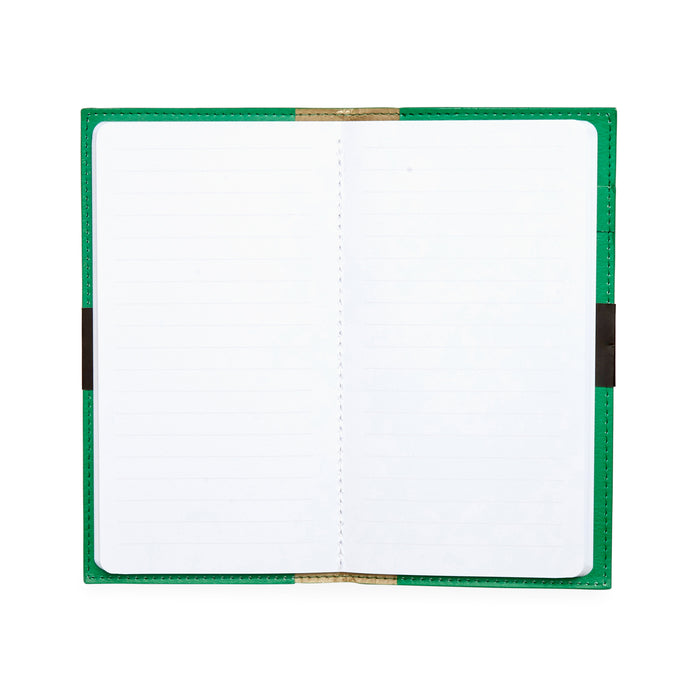 safari travel journal open - front view