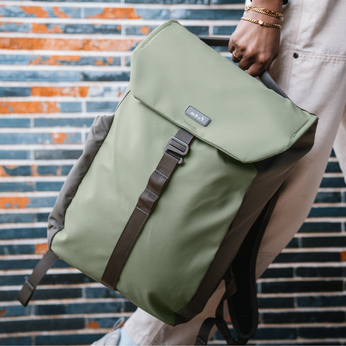 Everyday Day Backpack Water-Resistant Protective Bag Sage Green