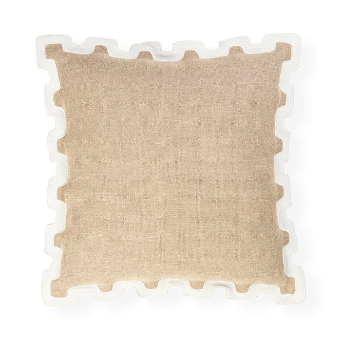 santorini whte pillow
