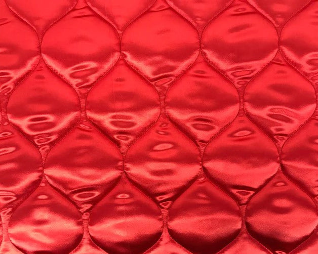 Red satin donut bed replacement rounds from FMS Dog Beds, soft, cushioned pet bed insert with a plush satin cover.