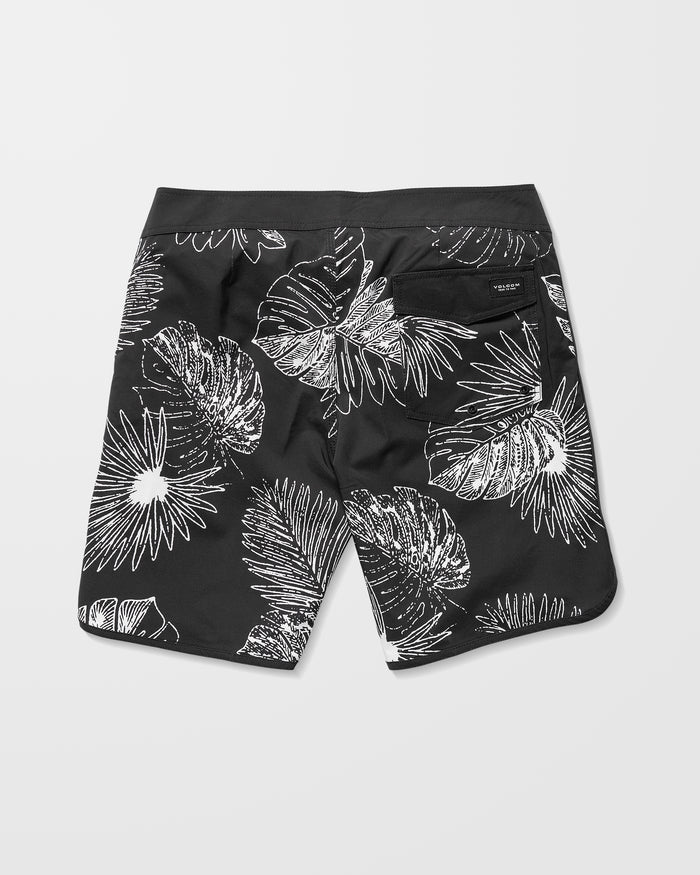 Scallop Mod 19" Boardshort - Black