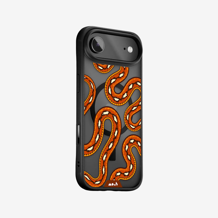 Scarlet Kingsnake Protective Phone Case - Serpent MagSafe