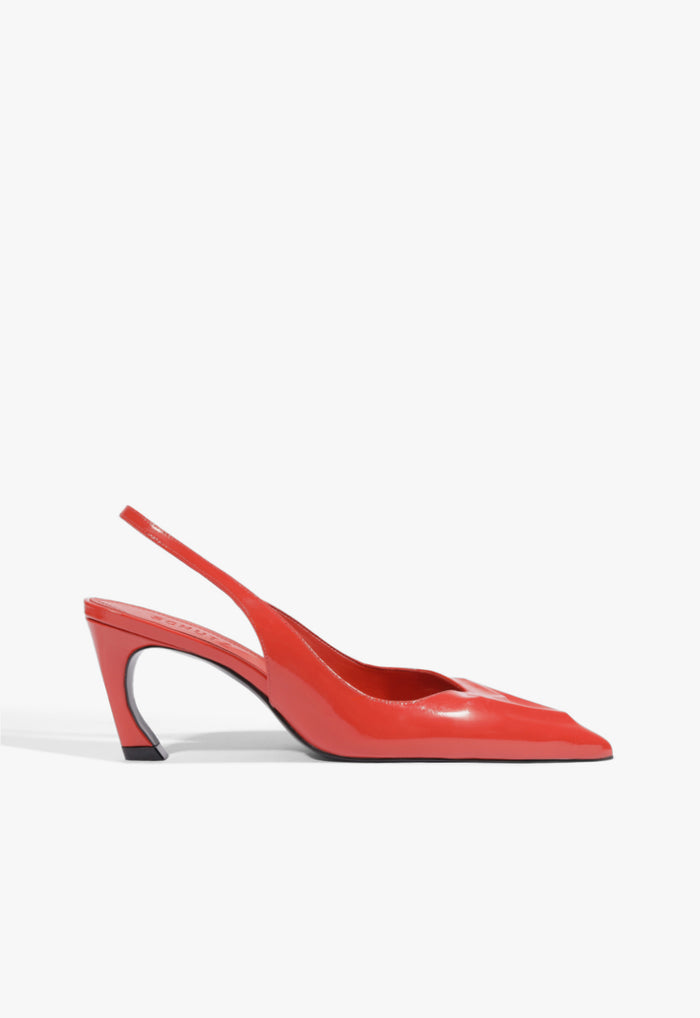 Scarlet Patent Pump 5 Ultra Red Patent - Schutz Shoes