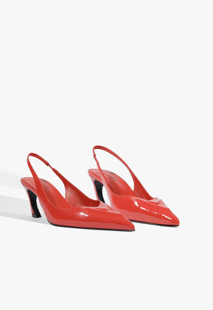 Scarlet Patent Pump - Schutz Shoes
